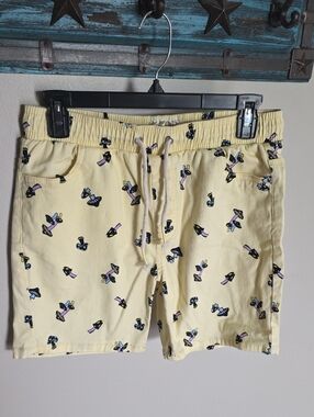 Fresh PRINTS of Bel-Air Men's Yellow Printed Shorts